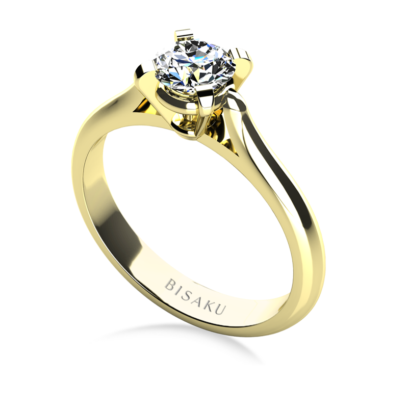 Zásnubní prsten žluté zlato Joelle