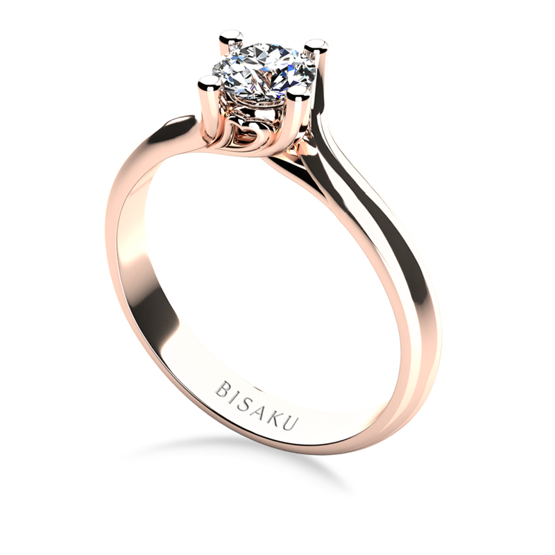 Zásnubní prsten růžové zlato Nessa