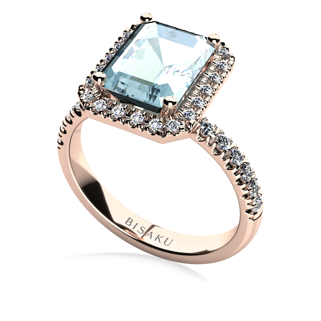 Zásnubní prsten růžové zlato ArianaI