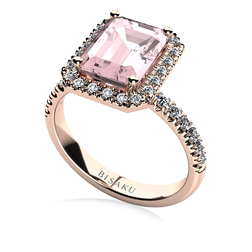 Zásnubní prsten růžové zlato ArianaII