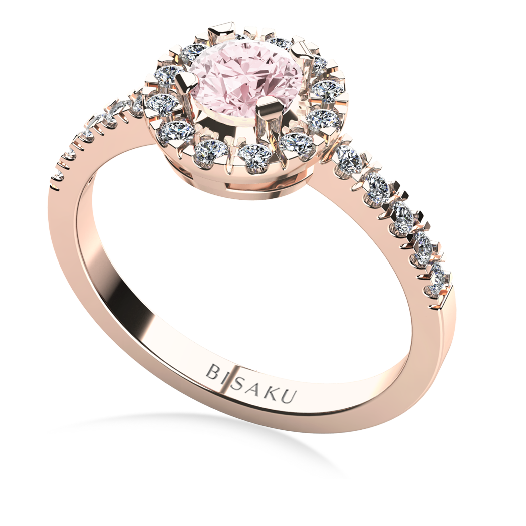 Zásnubní prsten růžové zlato MylaPink