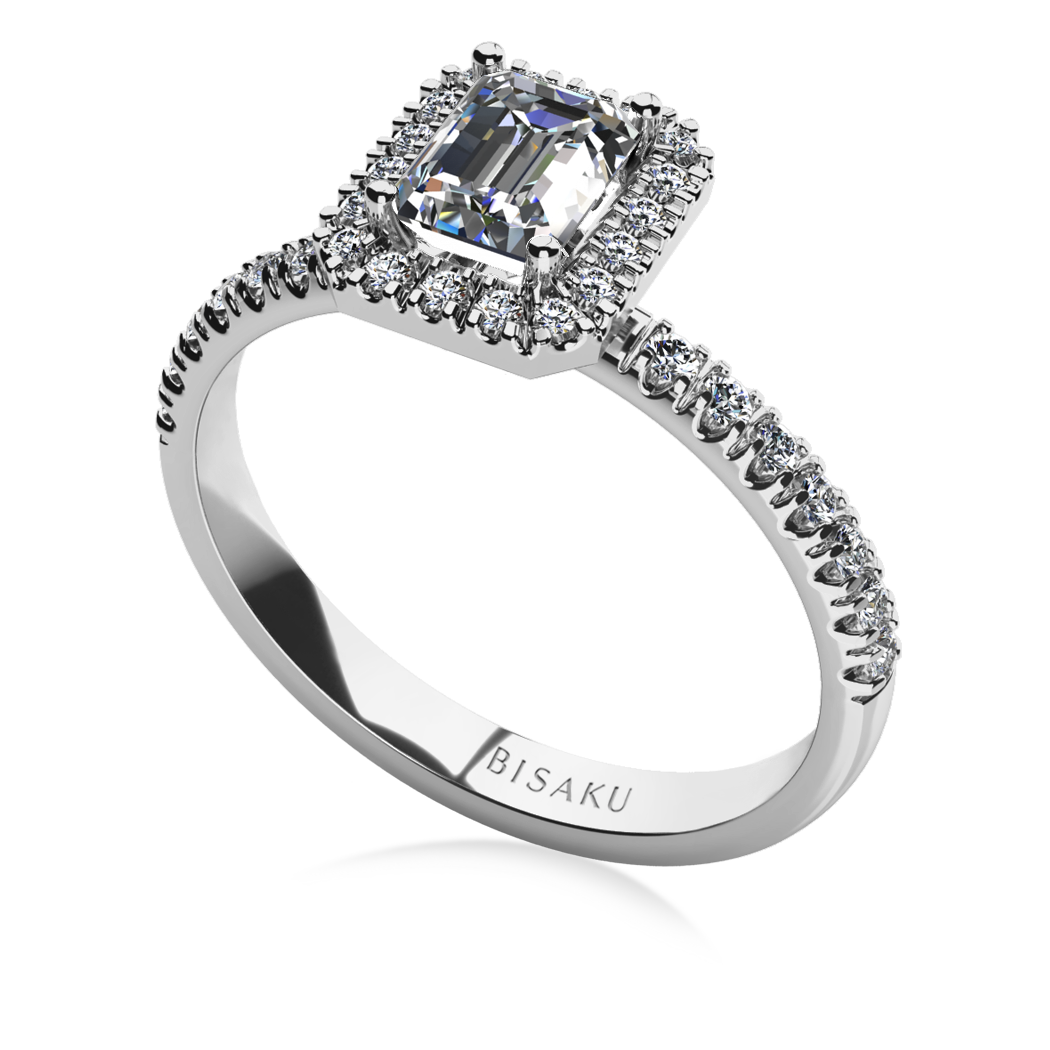 Zásnubní prsten bílé zlato ArianaSII