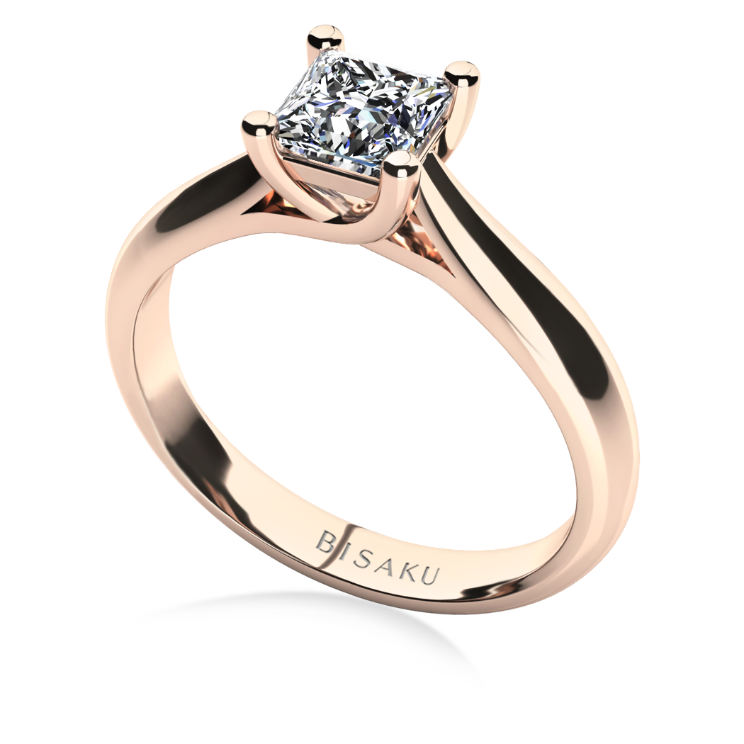 Zásnubní prsten růžové zlato Mayra