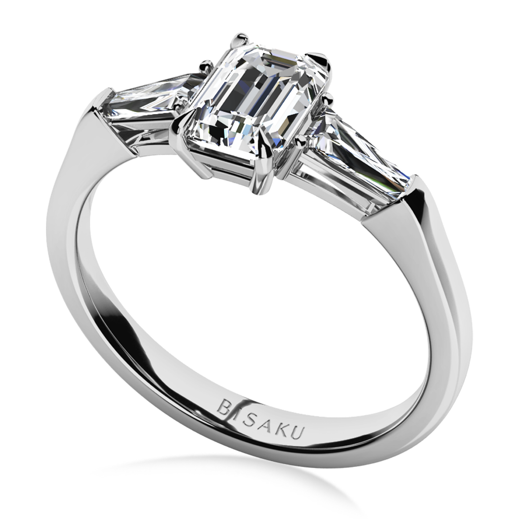 Zásnubní prsten bílé zlato Harlow