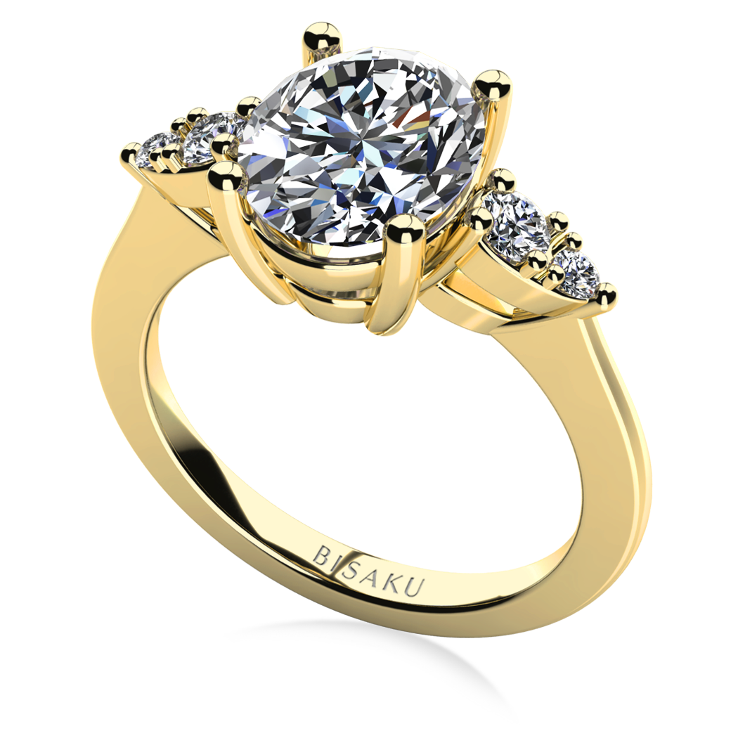 Zásnubní prsten žluté zlato Tanvi