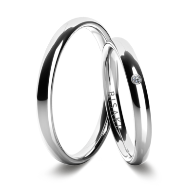 Snubní prsteny bílé zlato IvyII