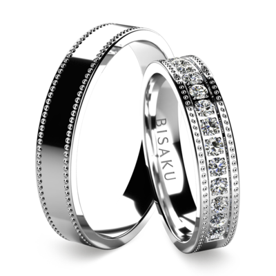 Snubní prsteny bílé zlato AmarinIII