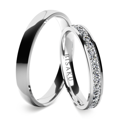 Snubní prsteny bílé zlato Alaviv