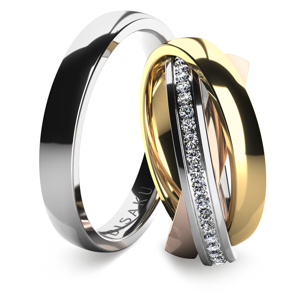 Snubní prsteny TrinityII