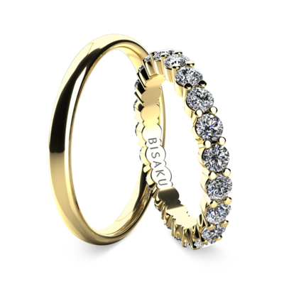 Snubní prsteny bílé zlato SalomeIV