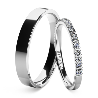 Snubní prsteny bílé zlato AriaIV