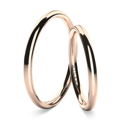 Snubní prsteny růžové zlato IvyClassicI