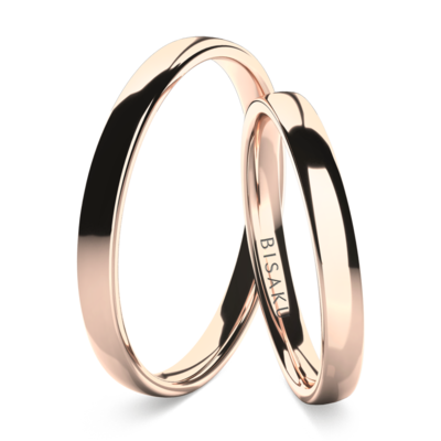 Snubní prsteny růžové zlato KaiClassicI