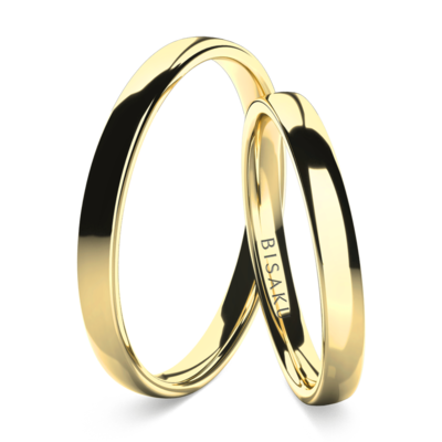 Snubní prsteny žluté zlato KaiClassicI