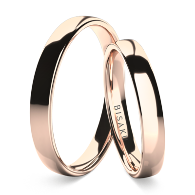 Snubní prsteny růžové zlato KaiClassicII