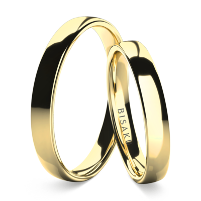 Snubní prsteny žluté zlato KaiClassicII