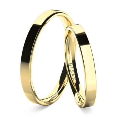 Snubní prsteny žluté zlato JacobClassicI