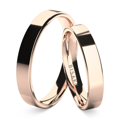 Snubní prsteny růžové zlato JacobClassicII