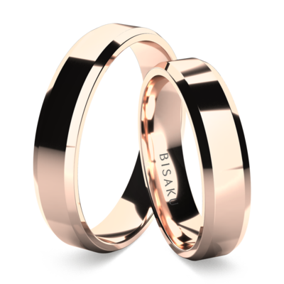 Snubní prsteny růžové zlato DionClassicIII